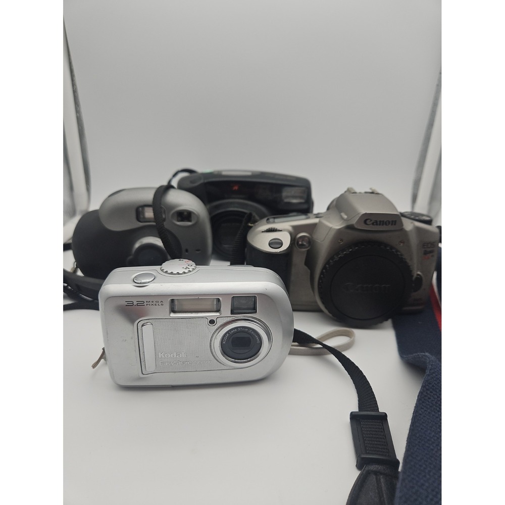 Lot Of Vintage Cameras Not Working And Or Untested Film And Digital